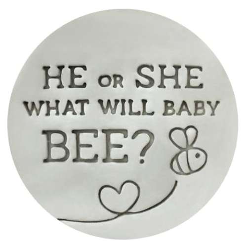 Cookie Stamp Embosser - He Or She What Will Baby Bee? - Click Image to Close